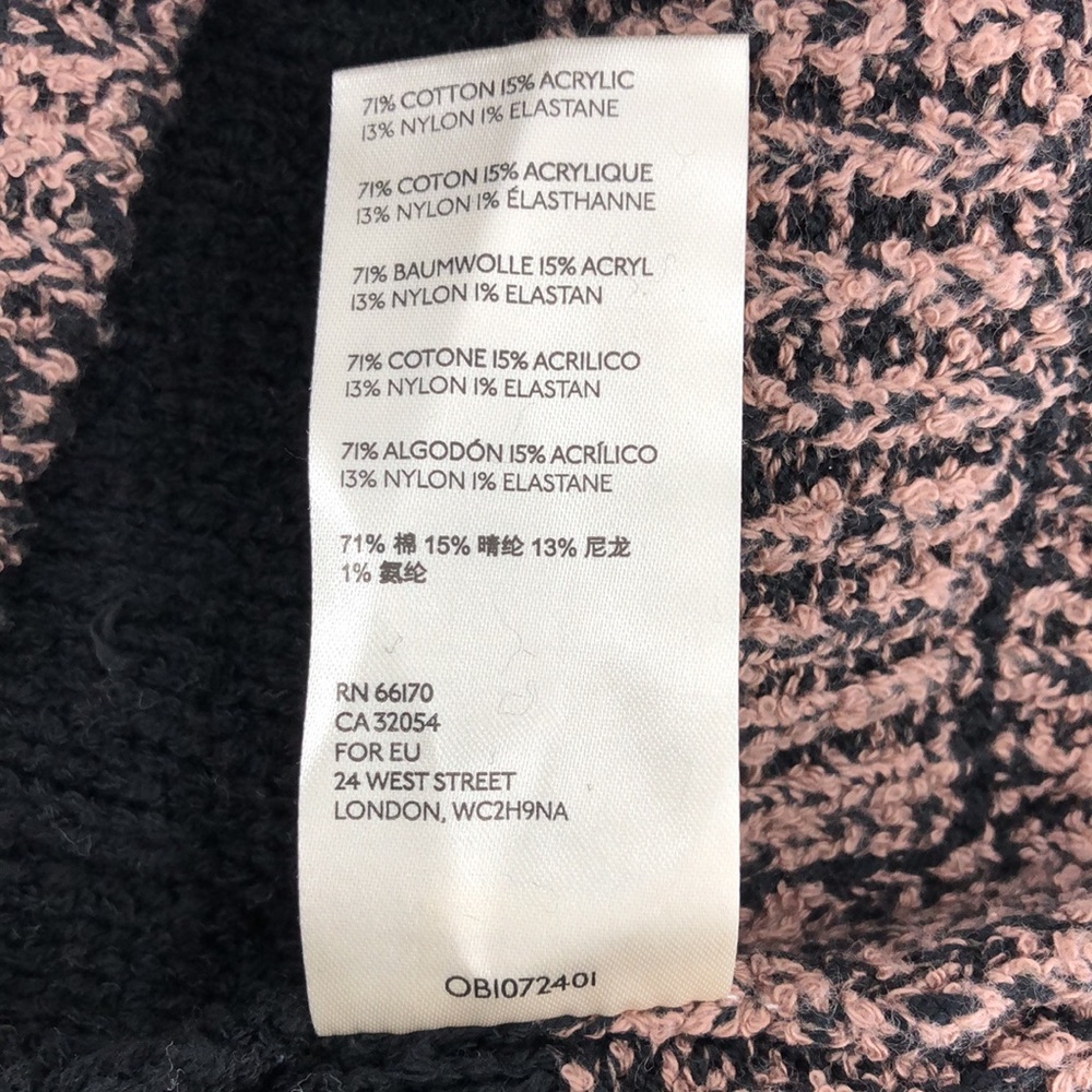 Free People Black Southport Oversized Beach Cardi - Picture 10 of 10